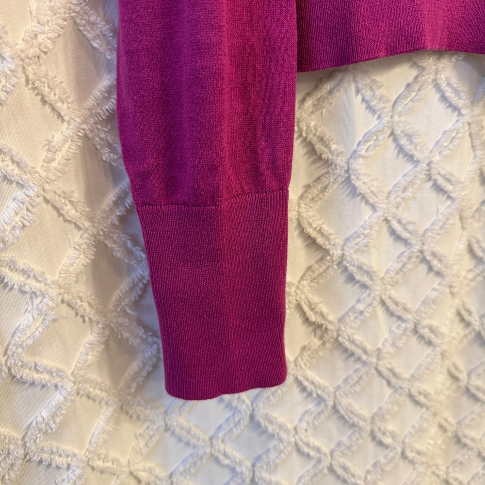 Loft Magenta Cardigan - Picture 3 of 4